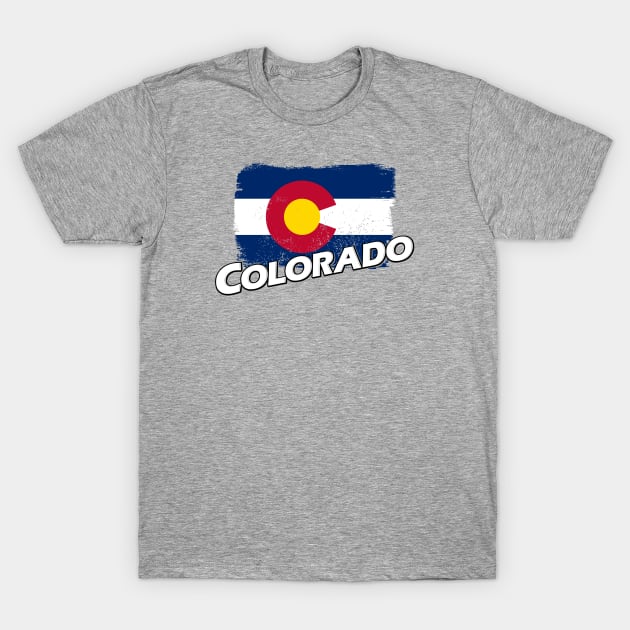 Colorado flag T-Shirt by PVVD
